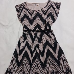 Herringbone pattern Lily Rose dress